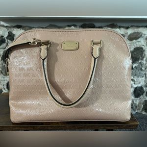 Tan Michael Kors Dome Purse